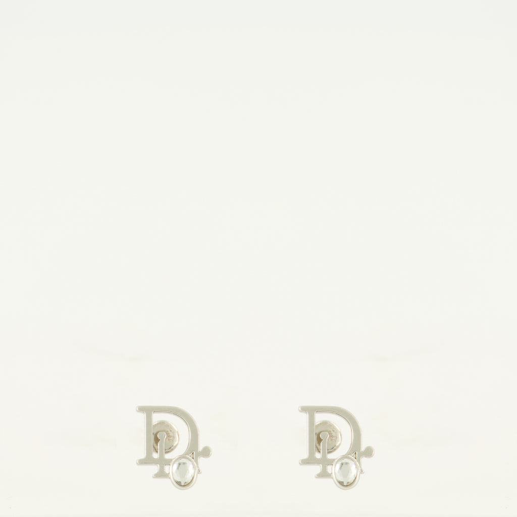 Bijoux ディオール オブリーク ピアス Dior Argenté Femme