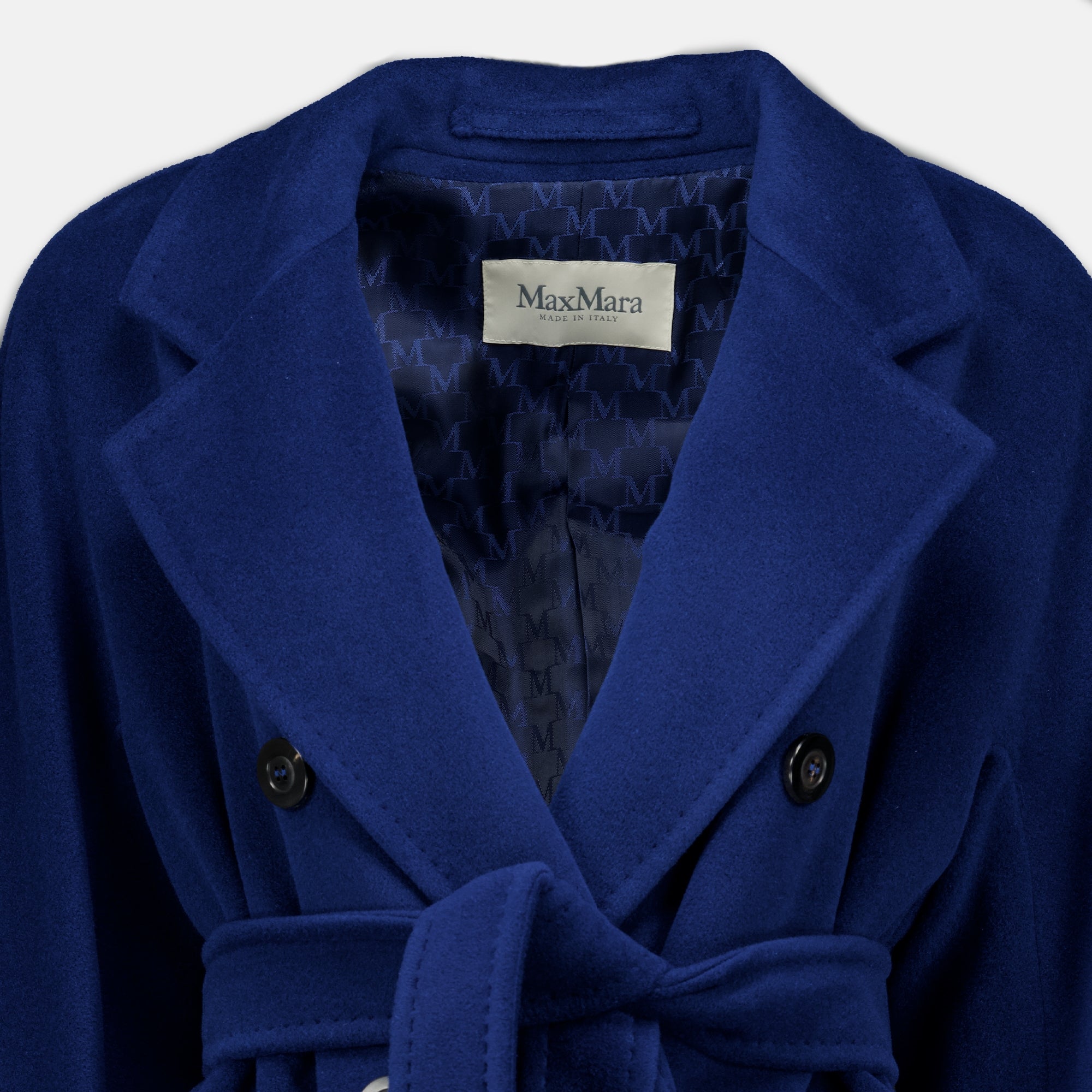 Manteaux Manteau Icon bleu marine en laine Max Mara Bleu foncé Femme