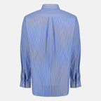 Image de l'article Chemise à rayures bleu en coton de la marque Dior pour Homme - Saison Printemps-Été 2026 - Vue de Dos