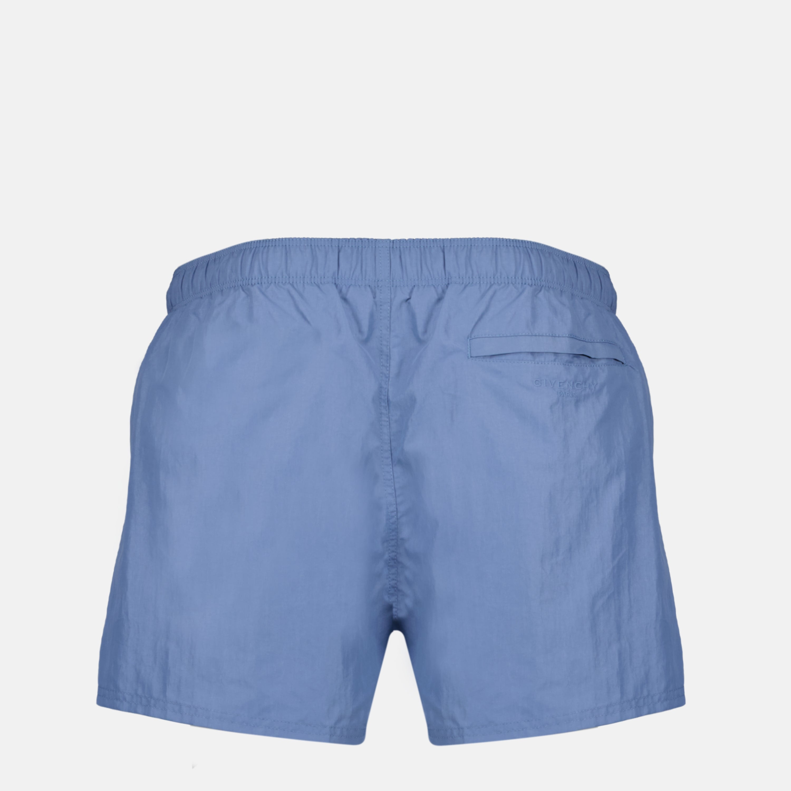 Image de l'article Short de bain bleu de la marque Givenchy pour Homme - Saison Printemps-Été 2026 - Vue de Dos