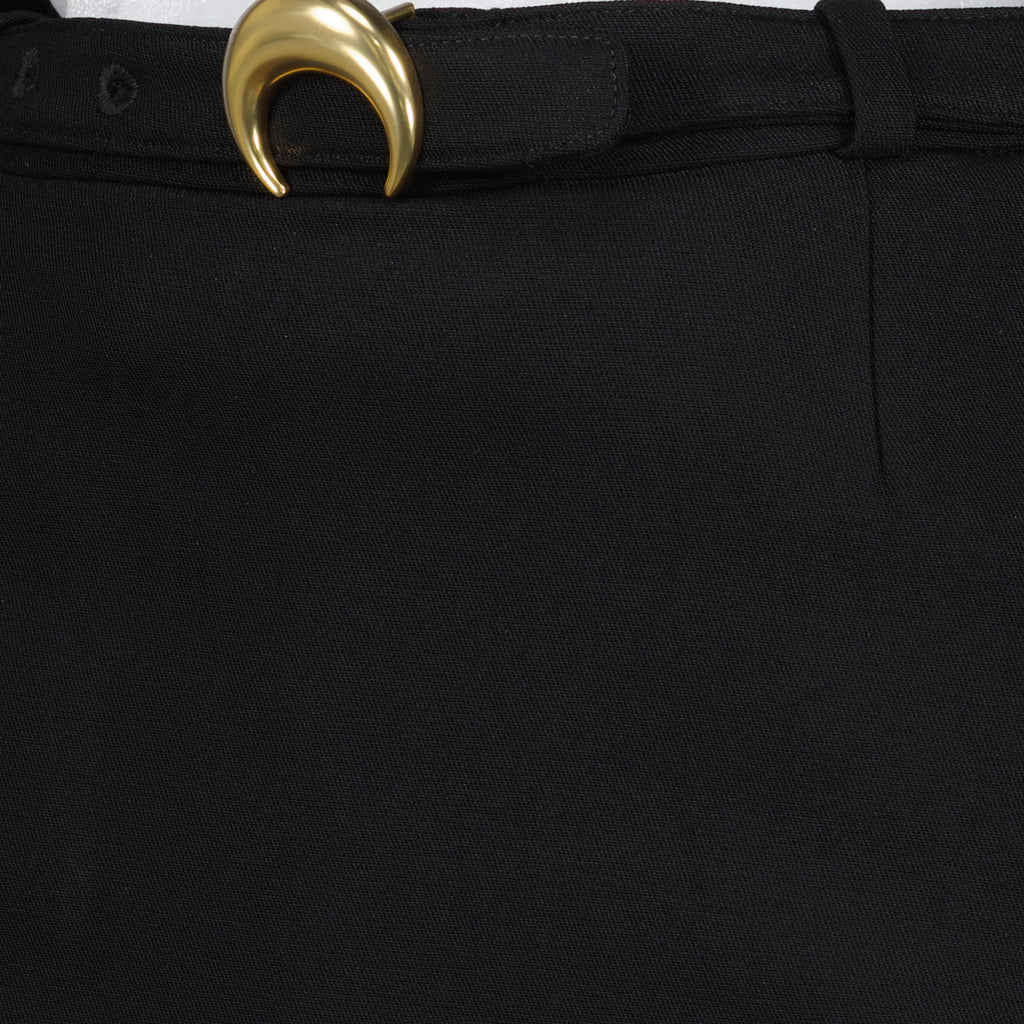 Shorts Minifalda-corta negra Marine Serre Noir Femme