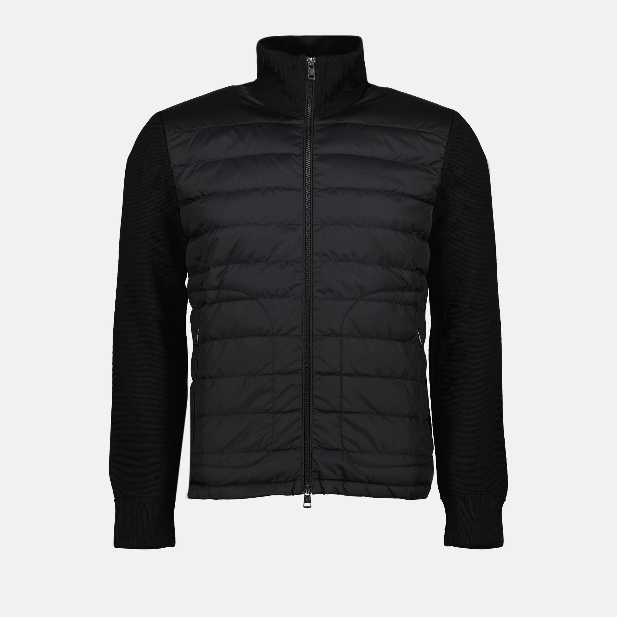 Vestes Veste bi-matière Moncler Noir Homme