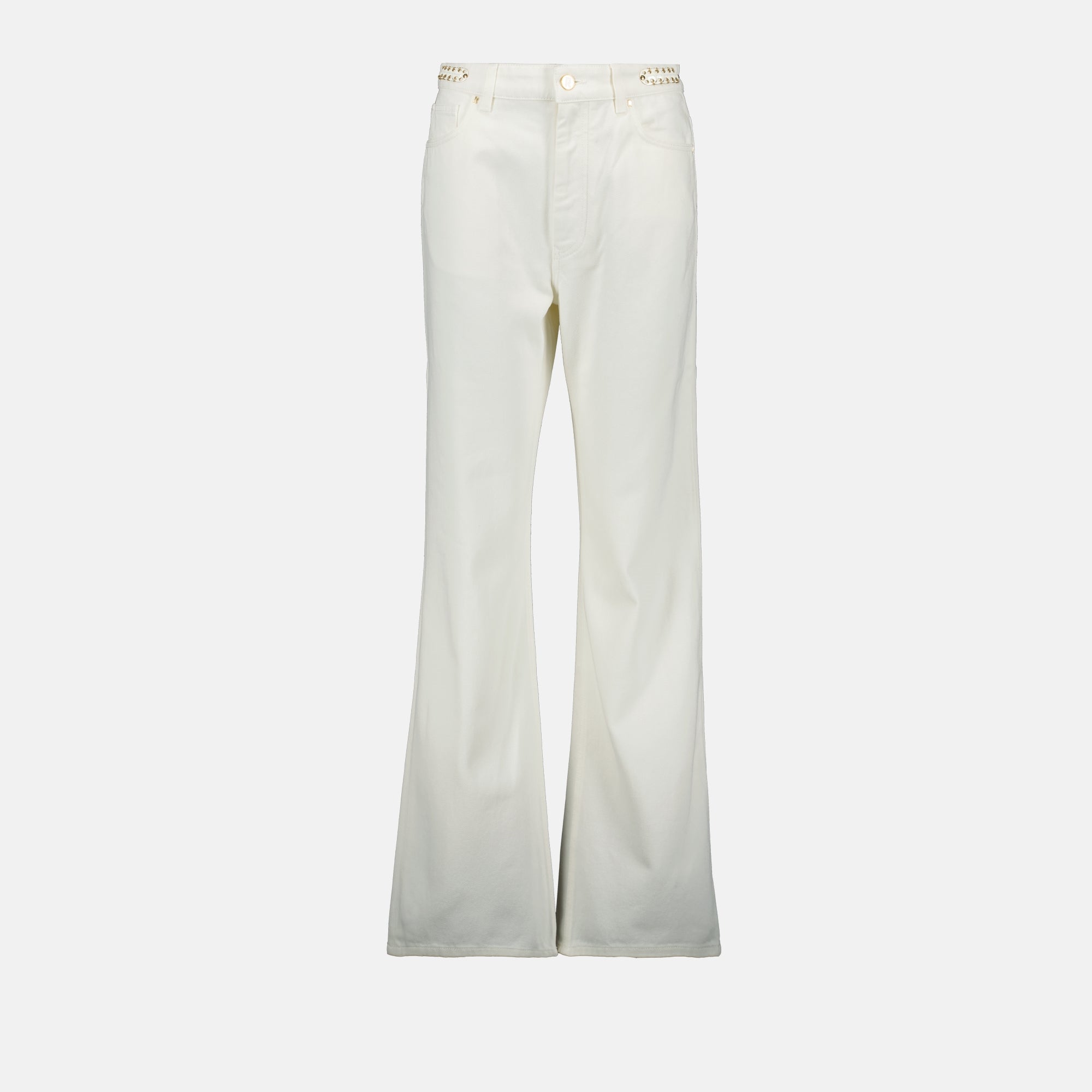 Pantalons Jean signature 1969 Rabanne Blanc Femme