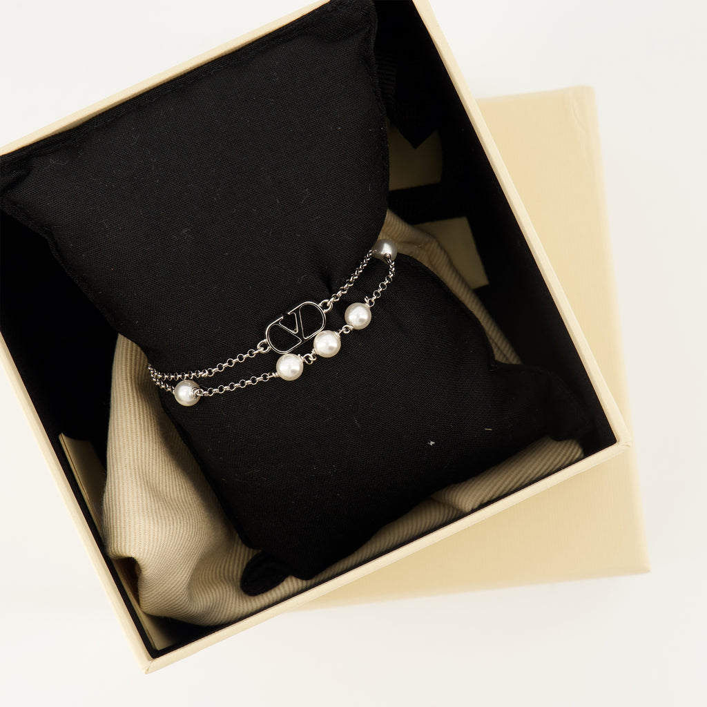 Bijoux Bracelet VLogo Valentino Garavani Argenté Femme