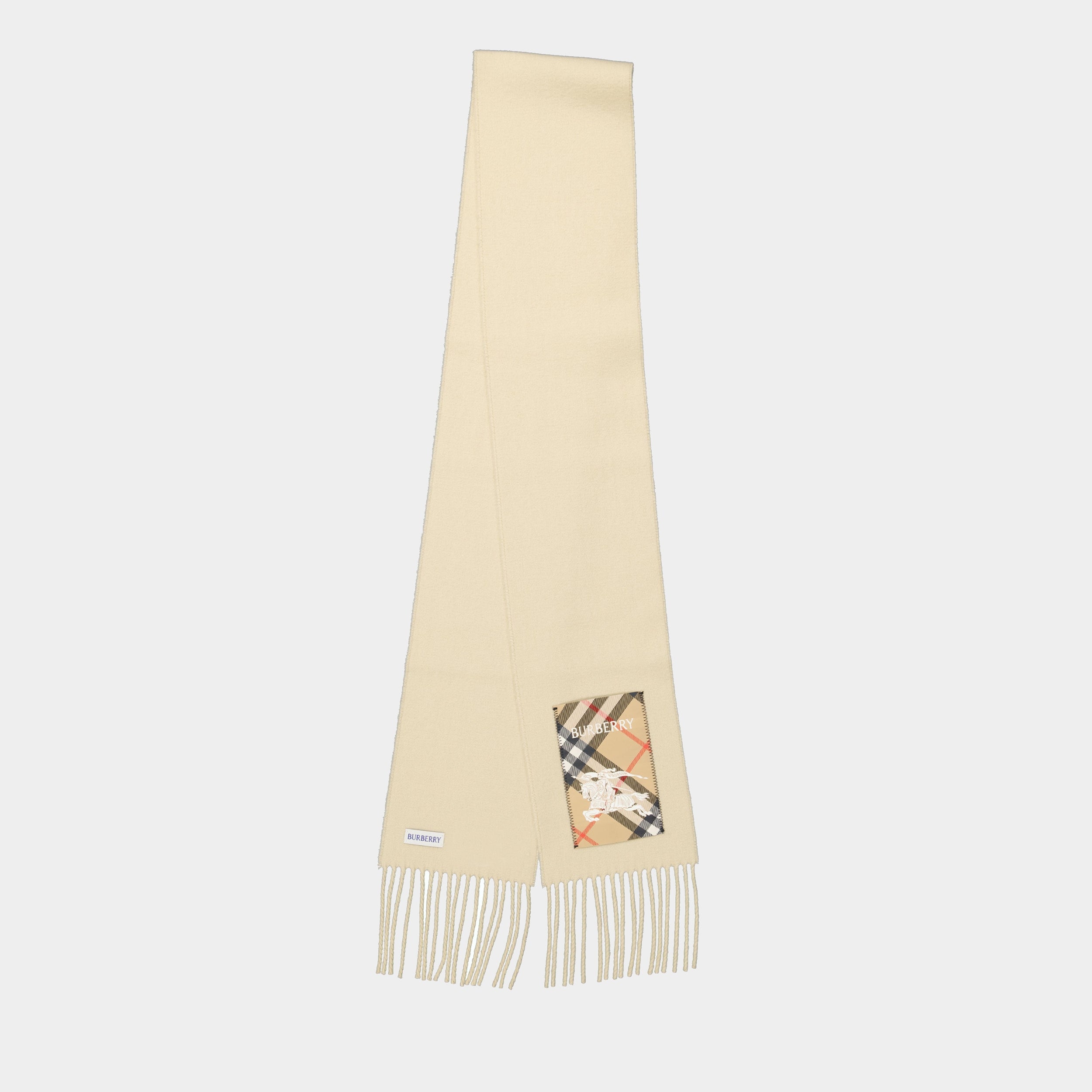 Écharpes, foulards et gants Écharpe en cachemire Cavalier Burberry Beige Unisexe