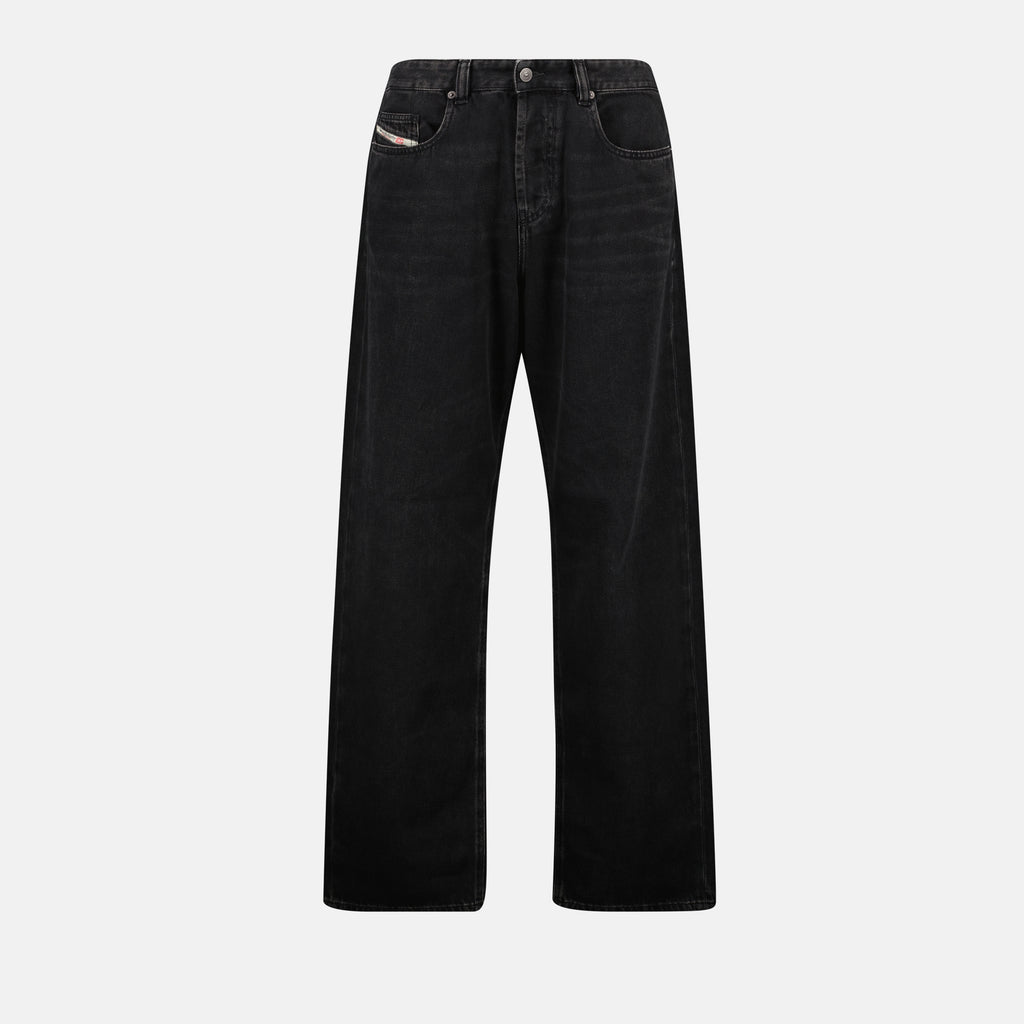 Pantalons Jean 2001 D-Macro noir Diesel Noir Homme