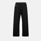 Pantalons Jean 2001 D-Macro noir Diesel Noir Homme