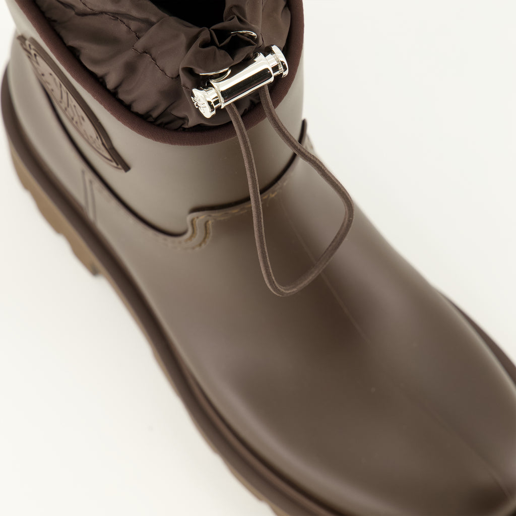 Bottines Botas de Tornozelo Kickstream Castanhas Moncler Marron Femme