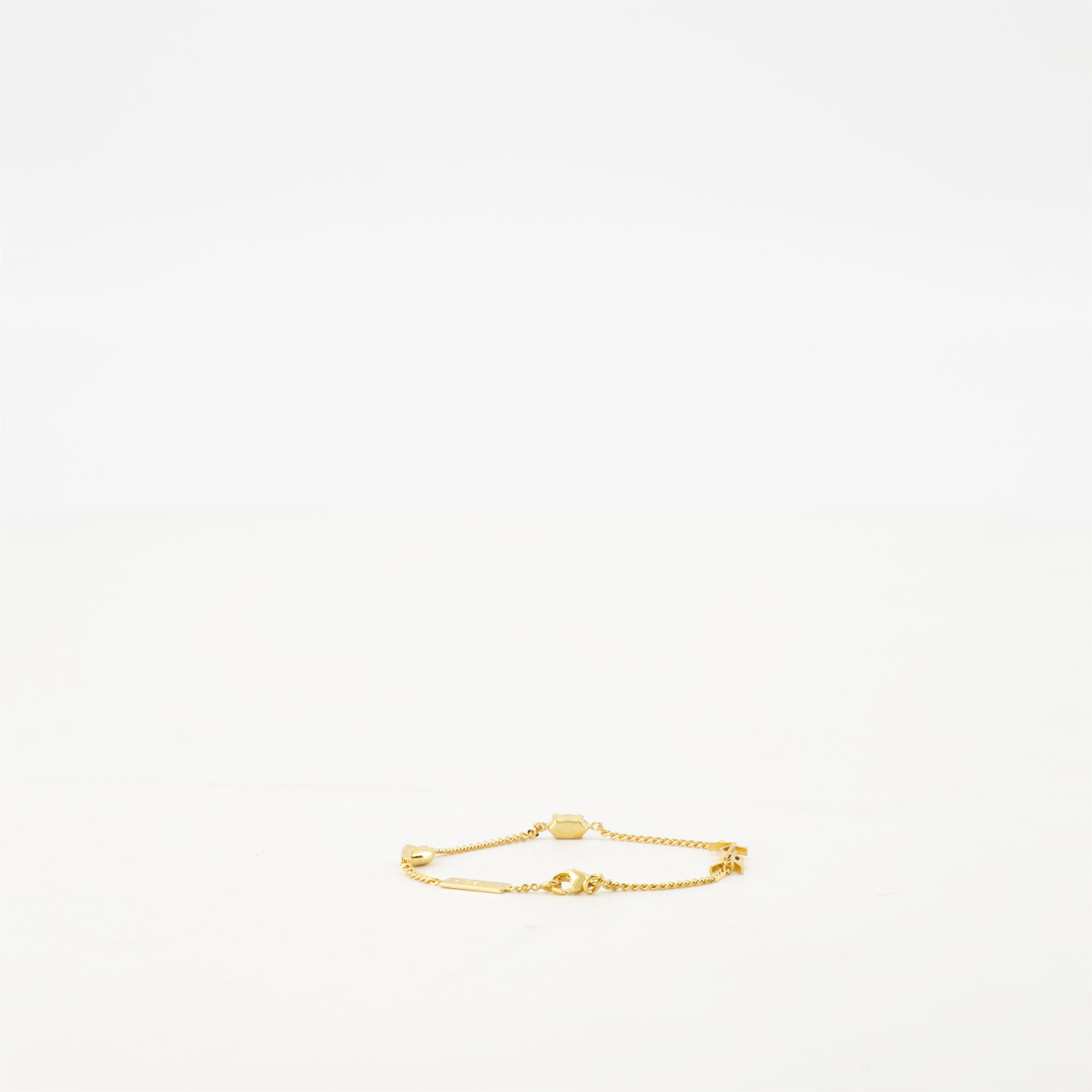 Bijoux Bracelet Cassandre Saint Laurent Doré Femme