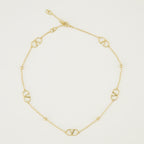 Imagen del collar Vlogo dorado de la marca Valentino Garavani para Mujer - Temporada Primavera-Verano 2026 - Vista Frontal