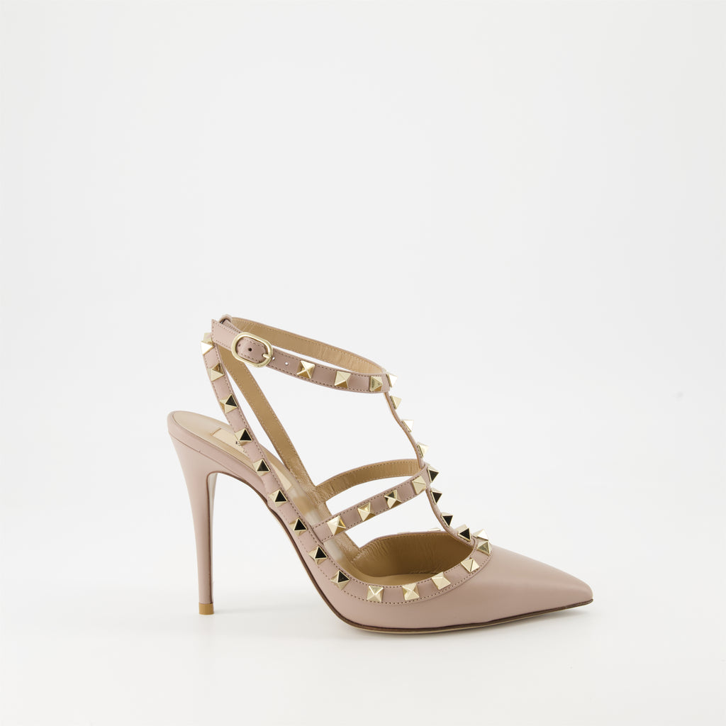 Escarpins Escarpins Rockstud Valentino Garavani Beige Femme