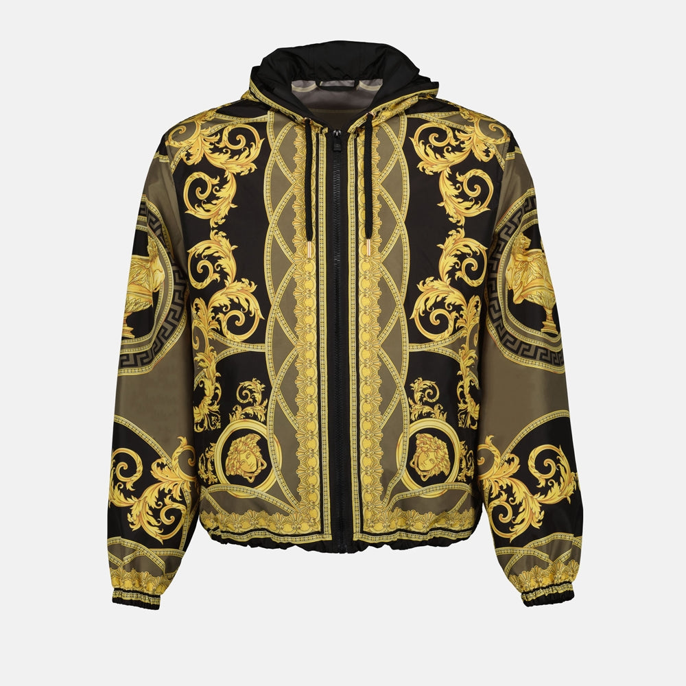 Chaquetas Chubasquero Barocco Versace Amarillo Homme