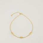 Imagem do Colar O'Lock dourado da marca Fendi para Mulheres - Temporada Outono-Inverno 2025 - Vista Frontal