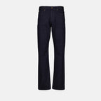Pantalons Jean brut Versace Bleu foncé Homme