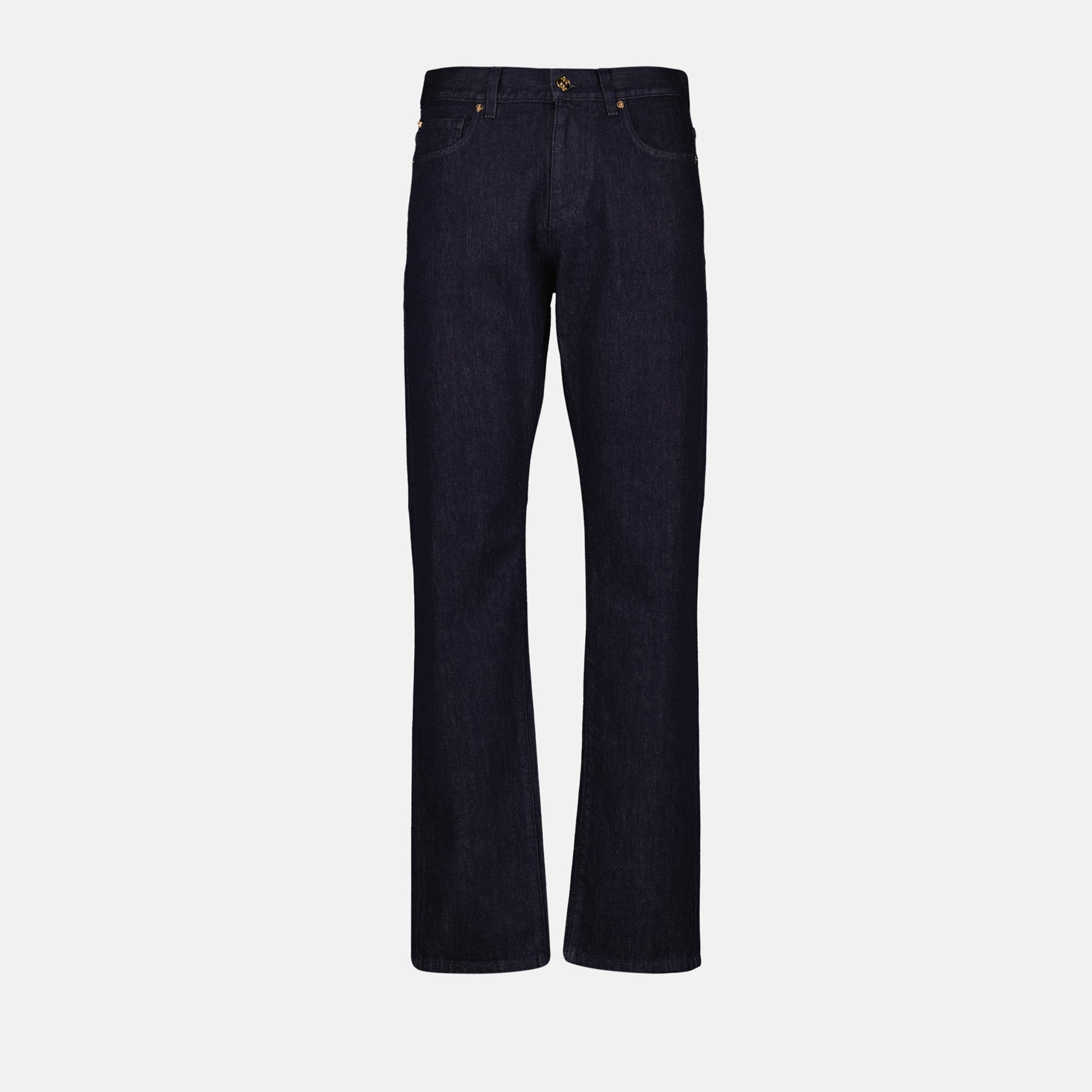 Pantalons Jean brut Versace Bleu foncé Homme