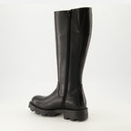 Image of the Diesel D-Hammer Boots for Women - Fall-Winter 2025 - Three-quarter back right view