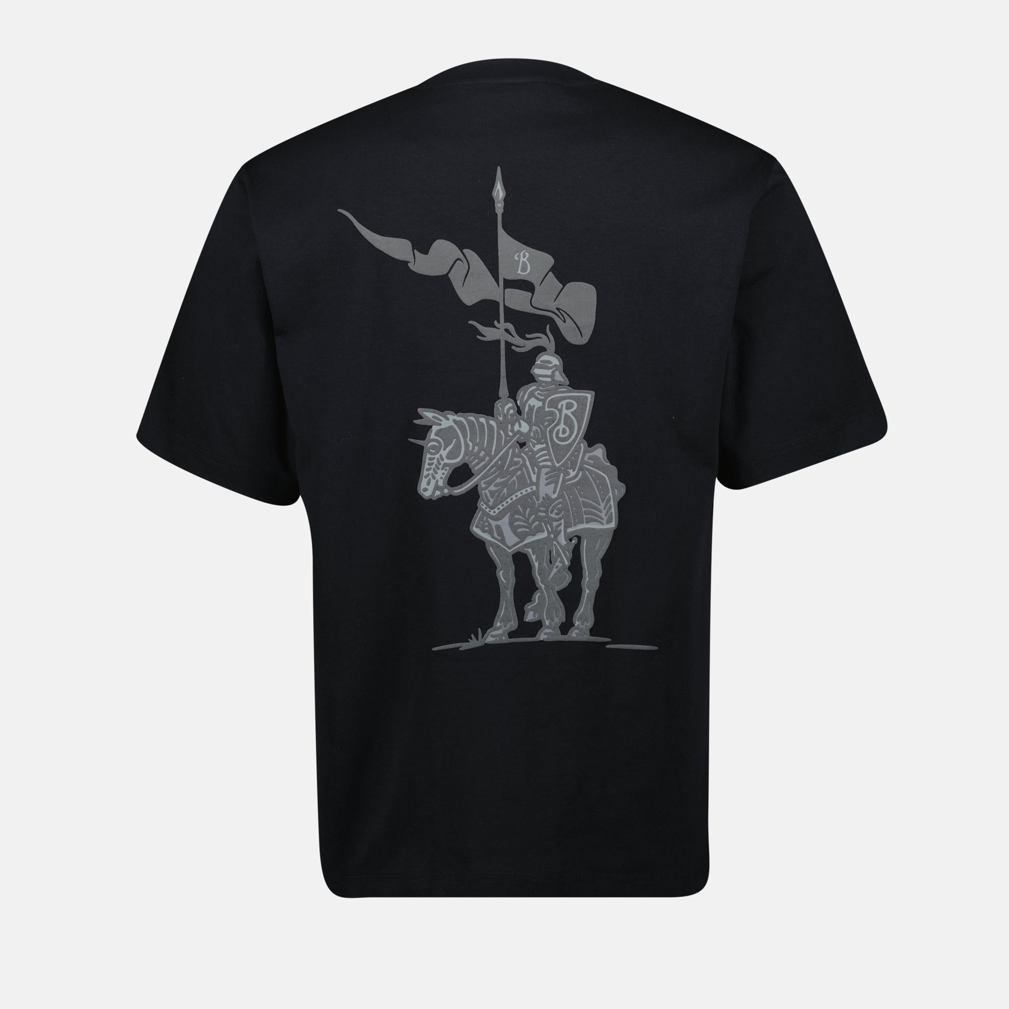 T-shirts T-shirt Cavalier Burberry Noir Homme