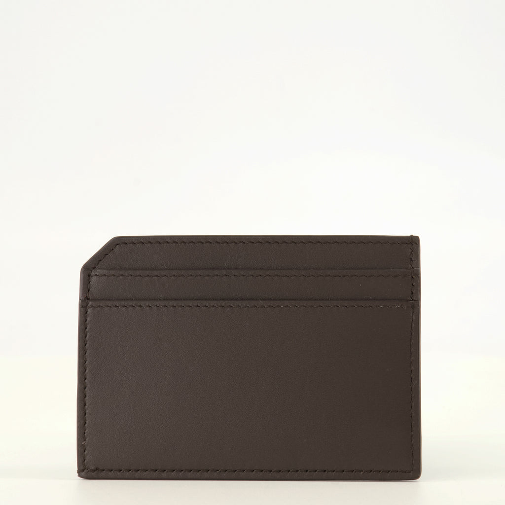 Petite maroquinerie Brauner Lederkartenhalter Saint Laurent Paris Saint Laurent Marron Homme