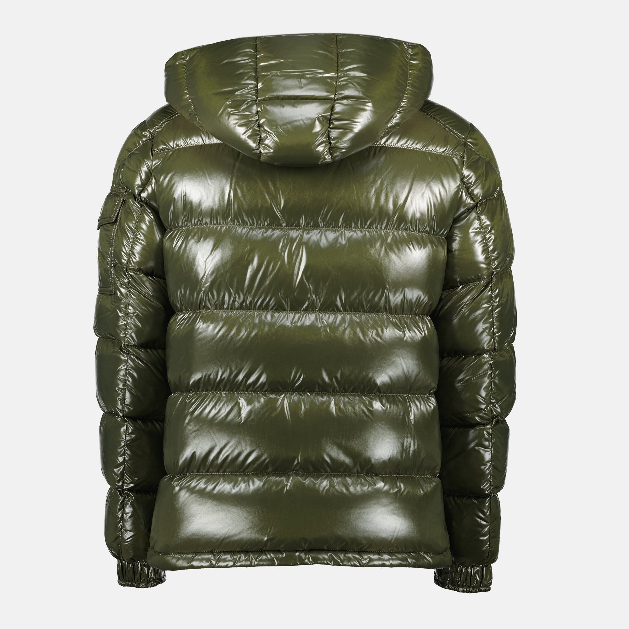 Image de l'article Doudoune Maya kaki de la marque Moncler pour Homme - Saison Automne-Hiver 2025 - Vue de Dos