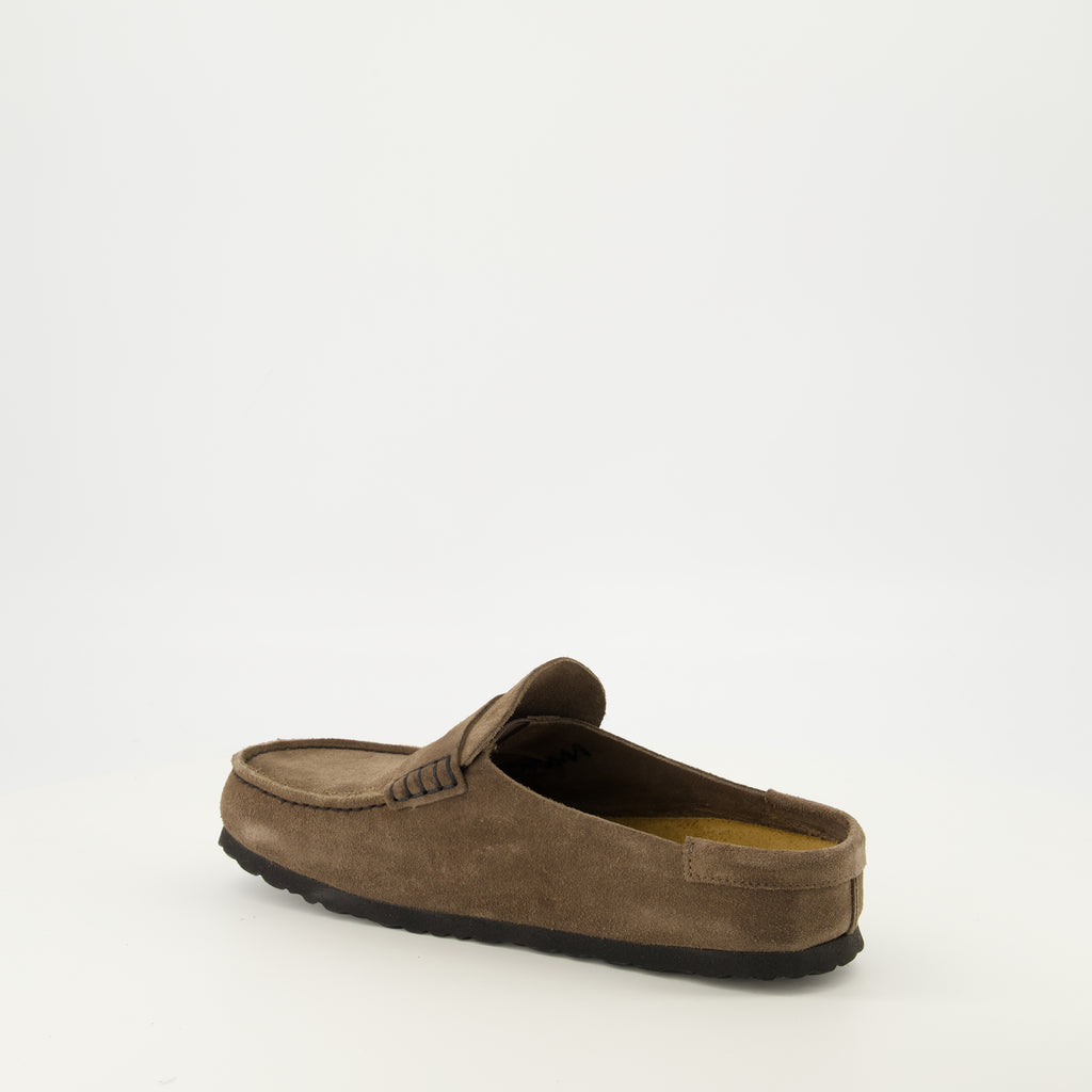 Chaussures ouvertes Mules Naples Wrapped marron Birkenstock Marron Unisexe