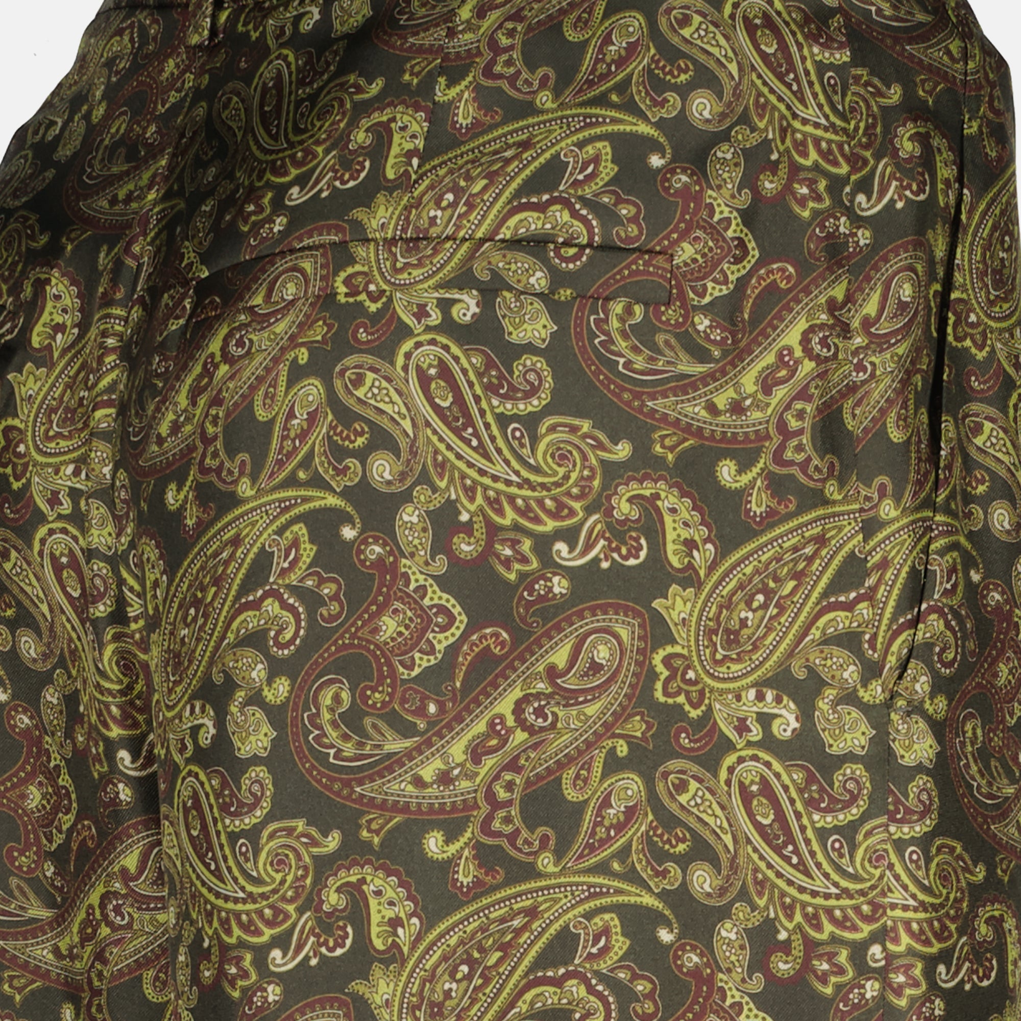 Pantalons Pantalon en soie Saint Laurent Vert Femme