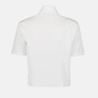 셔츠 P419G S 222 1XV2 f0009 bianco Prada 하얀색 Femme