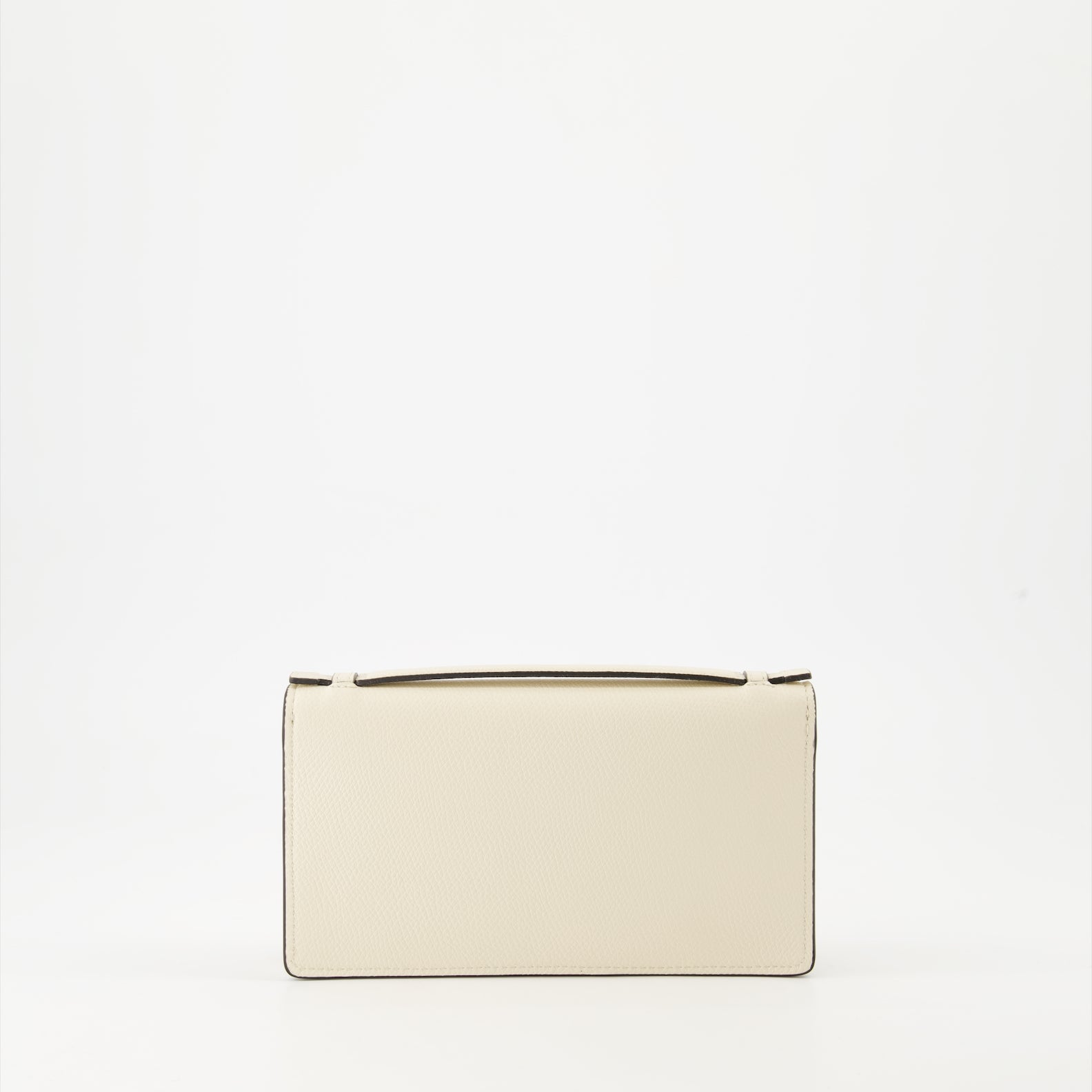 スモールレザーグッズ Portefeuille VLogo à chaîne Valentino Garavani 白 Femme
