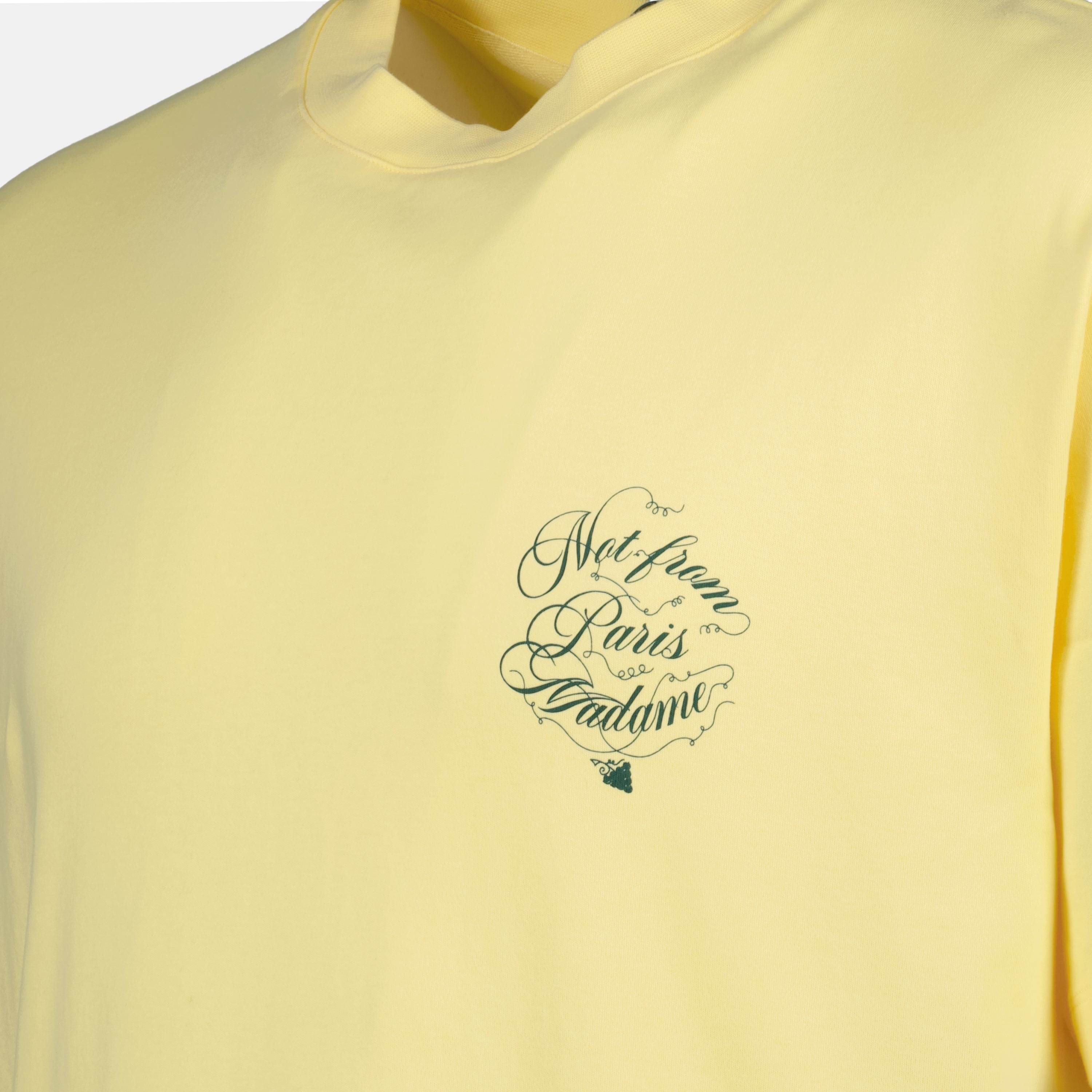 T-shirts T-shirt slogan vignes Drole De Monsieur Jaune Homme