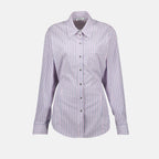 Camisas Camisa às Riscas Rabanne Roxo Femme