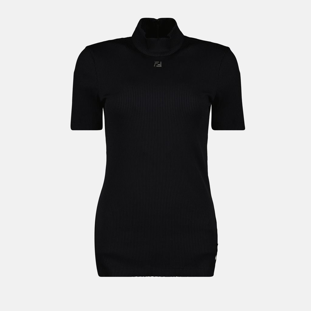 T-Shirts Pull à col roulé Fendi Schwarz Homme