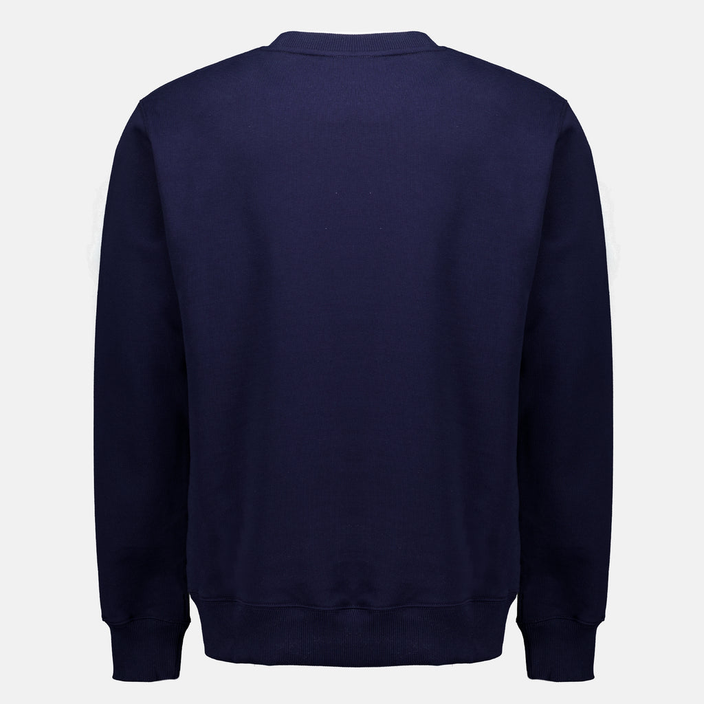 Sweatshirts ネイビーブルーのスローガンスウェットシャツ Drole De Monsieur Bleu foncé Homme