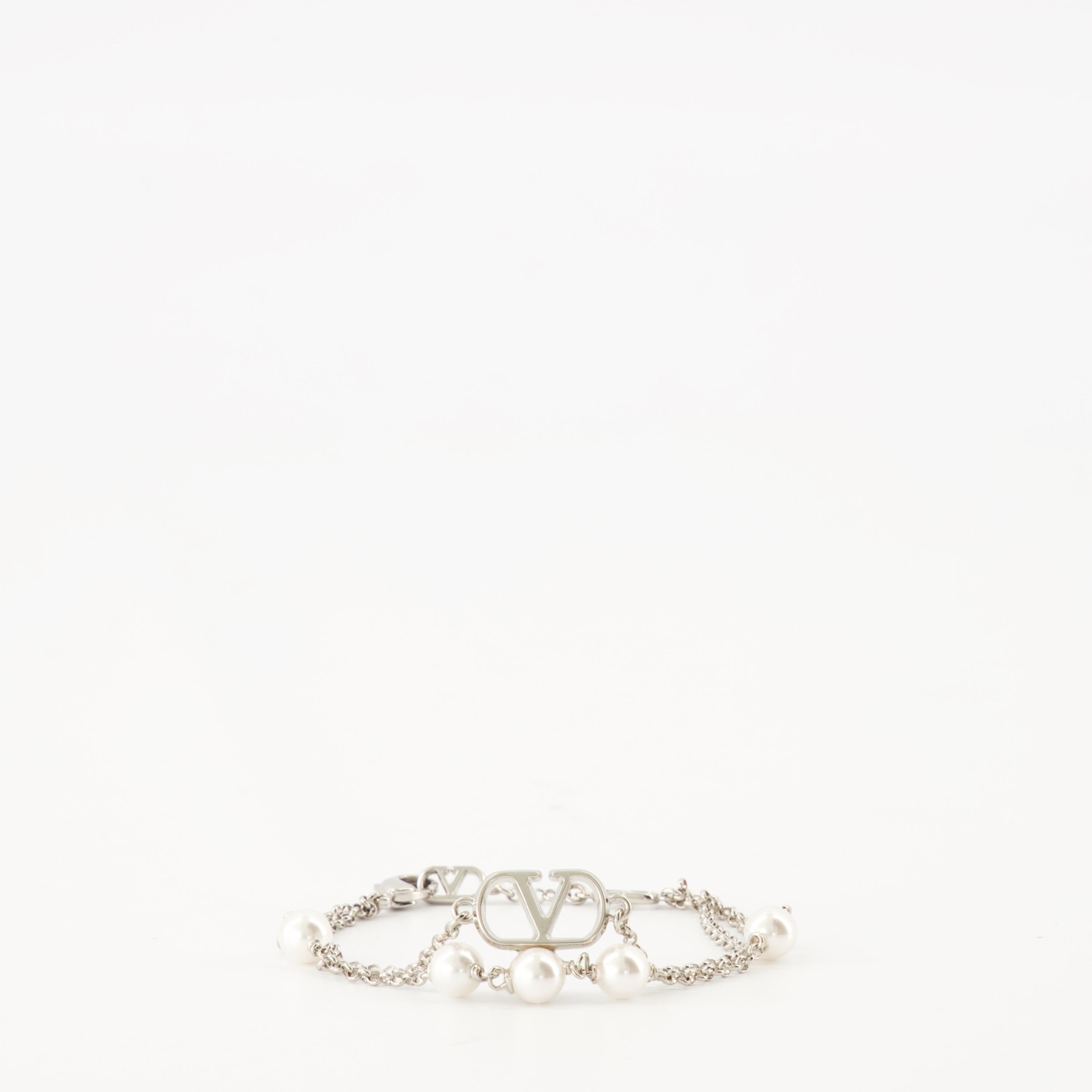 Bijoux Pulsera VLogo Valentino Garavani Argenté Femme