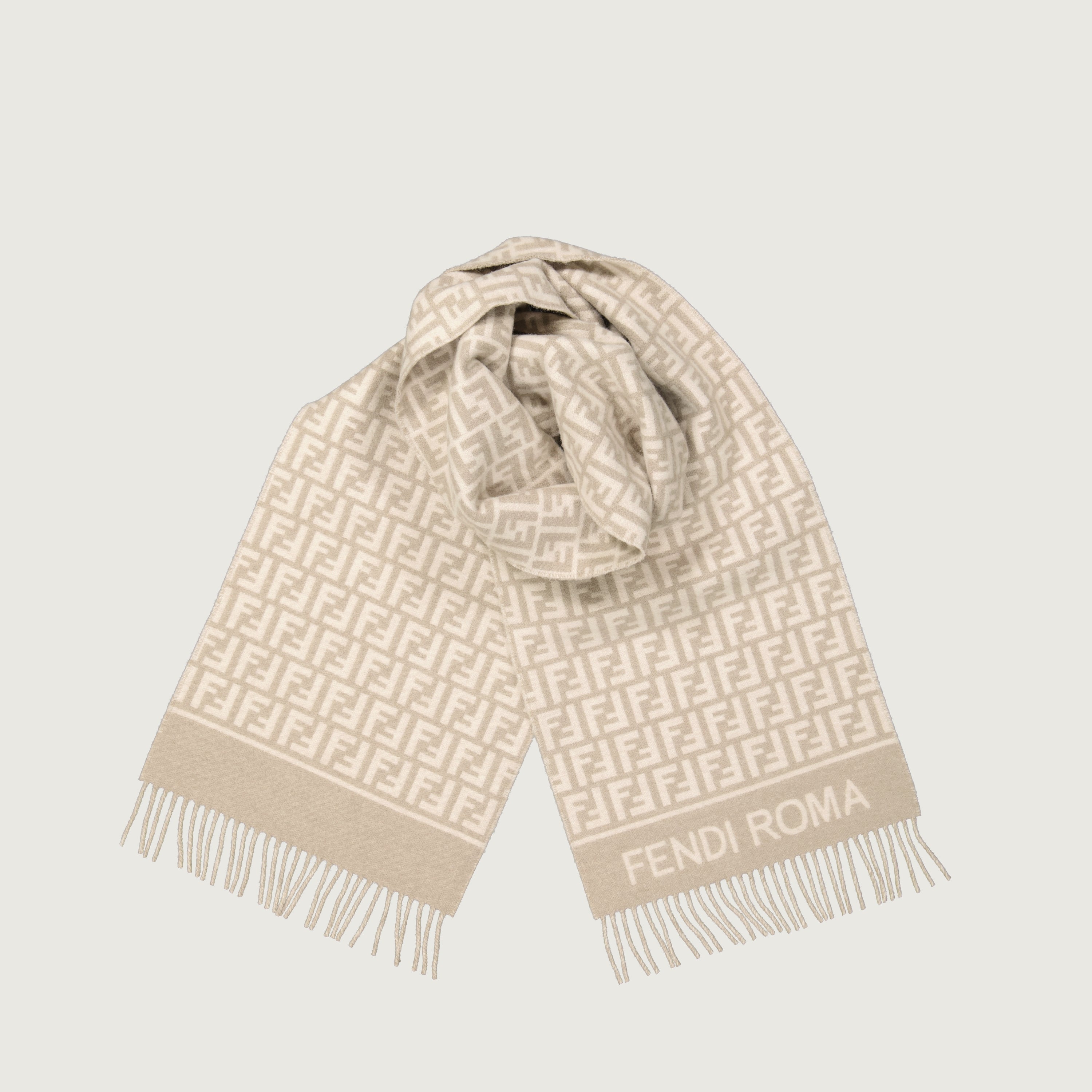 Écharpes, foulards et gants Écharpe FF Fendi Beige Femme