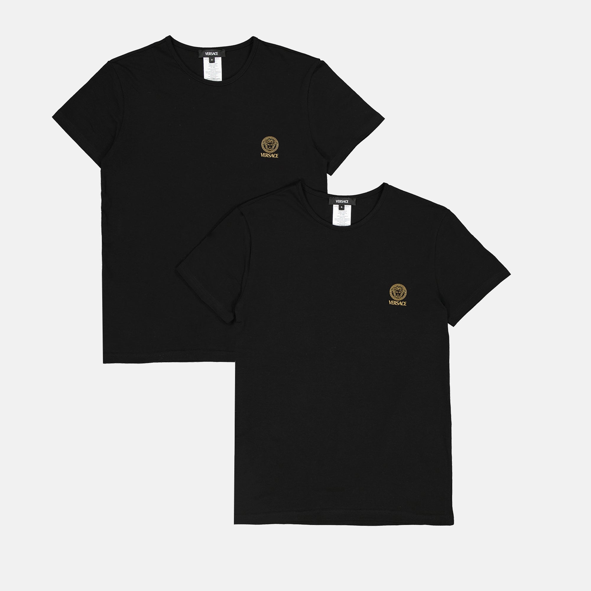 Sous-vêtements et homewear Lot de T-shirts Medusa Versace Noir Homme