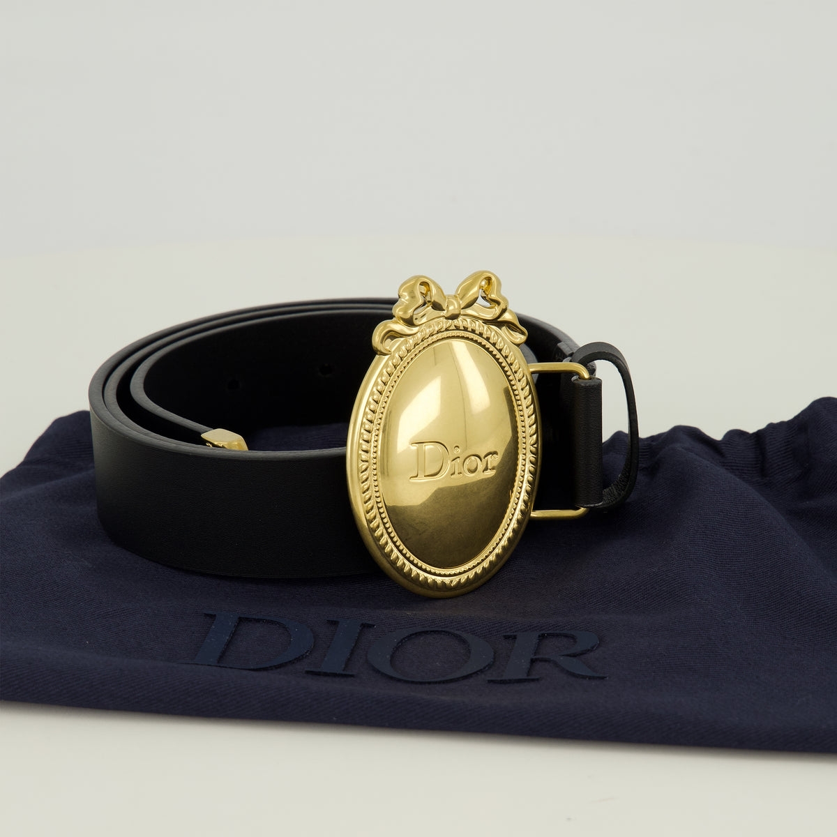 Ceintures Ceinture Médaillon noir Dior Noir Homme
