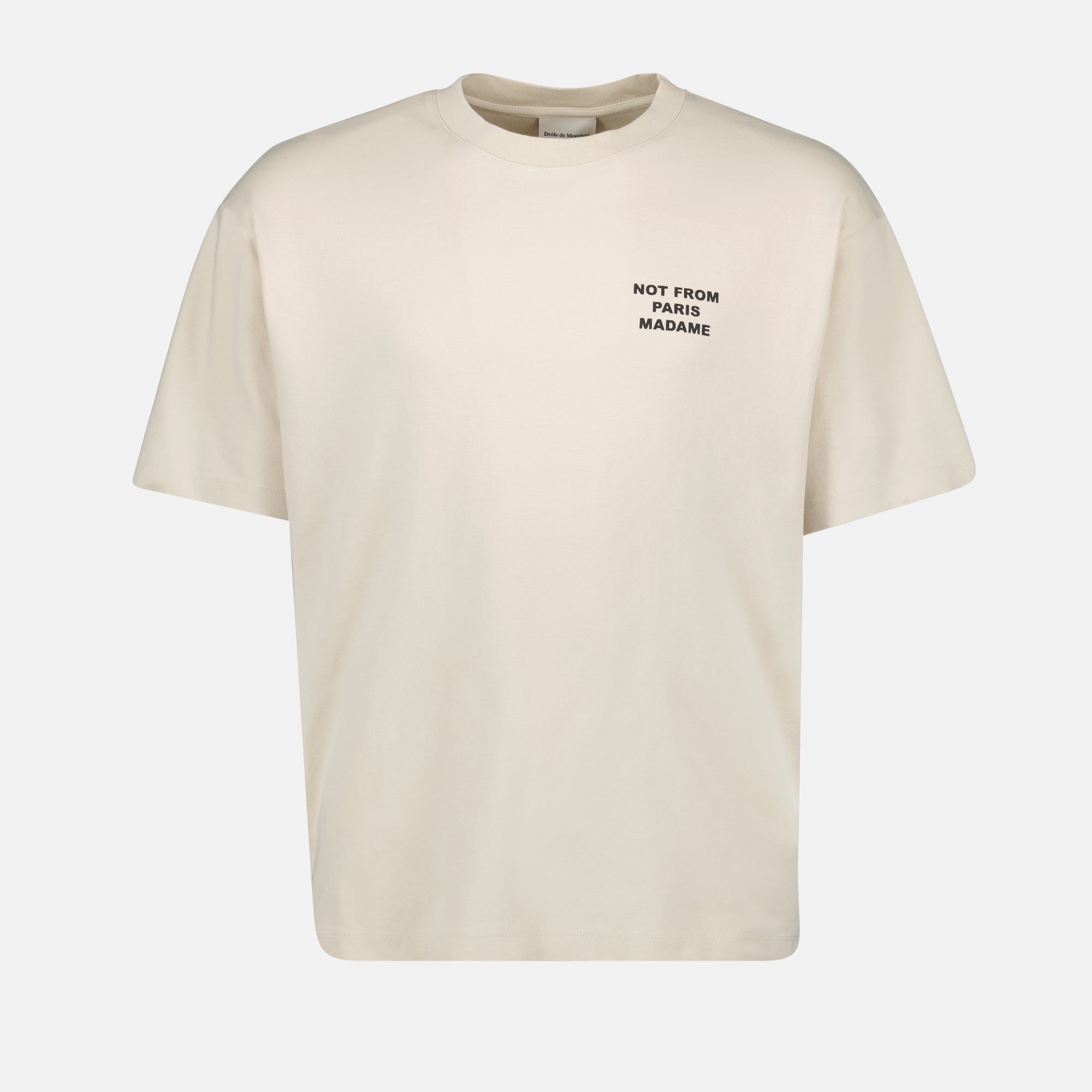 T-Shirt Slogan Bege
