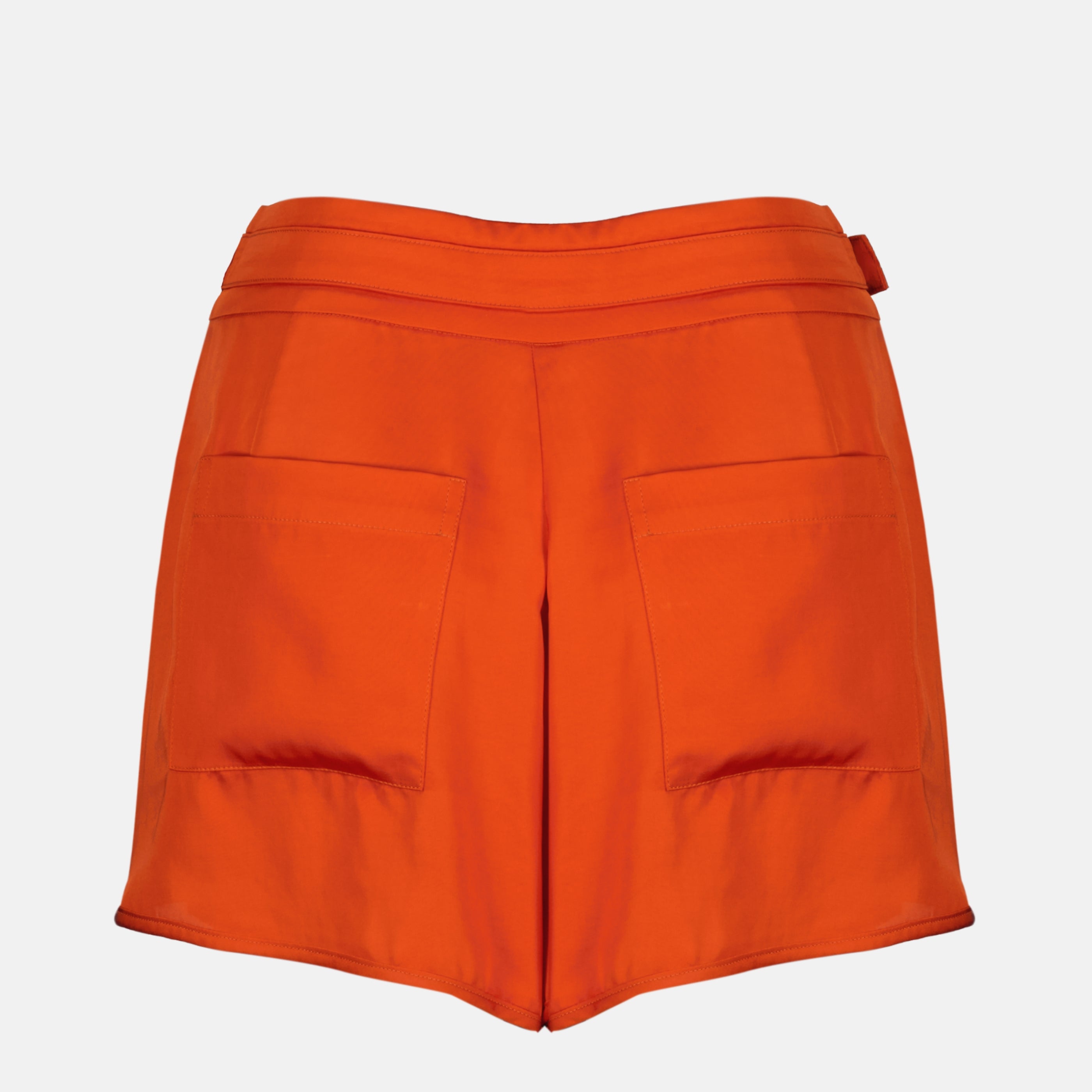Shorts Short orange effet satiné Iro Orange Femme
