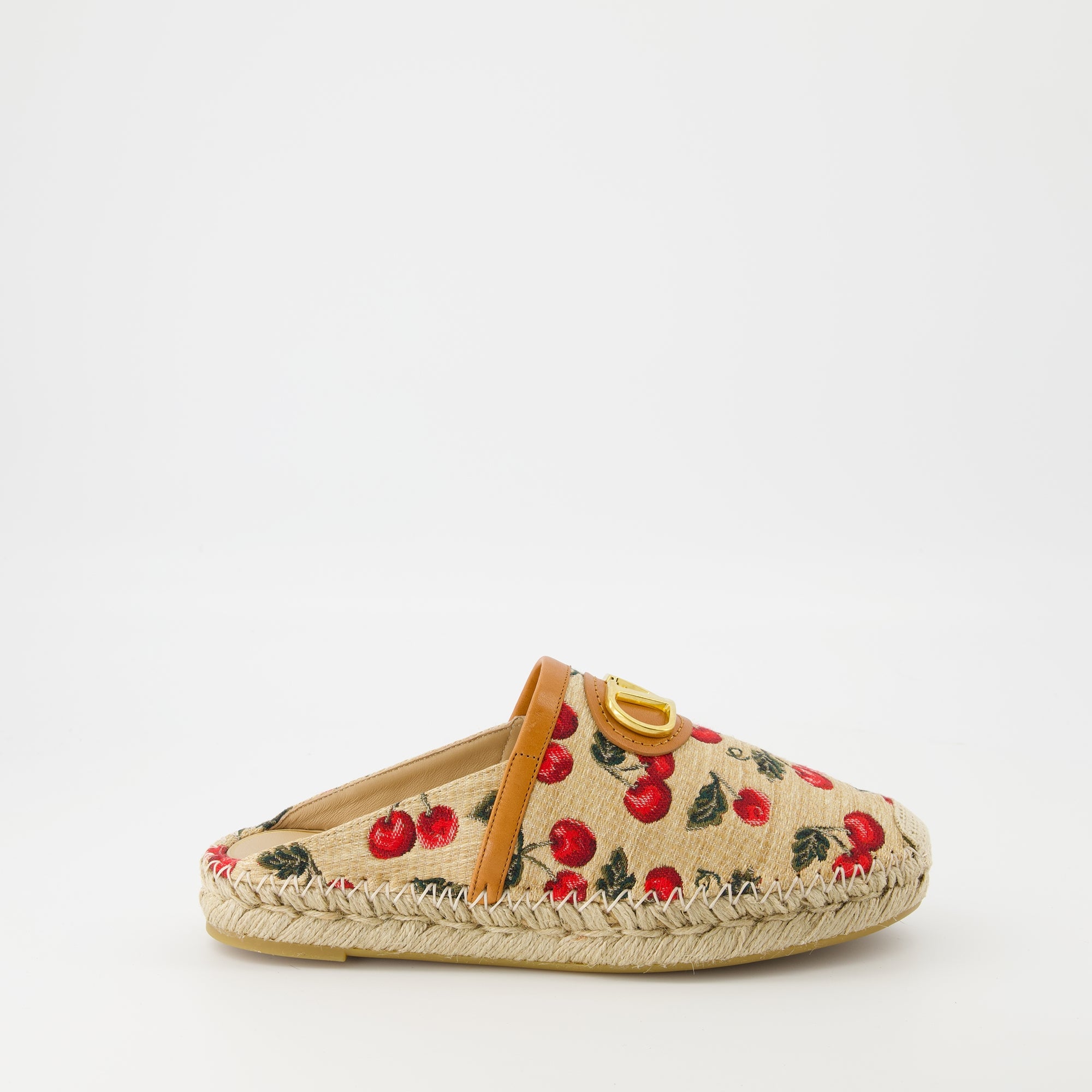 Chaussures ouvertes Mules Cherryfic Valentino Garavani Beige Femme