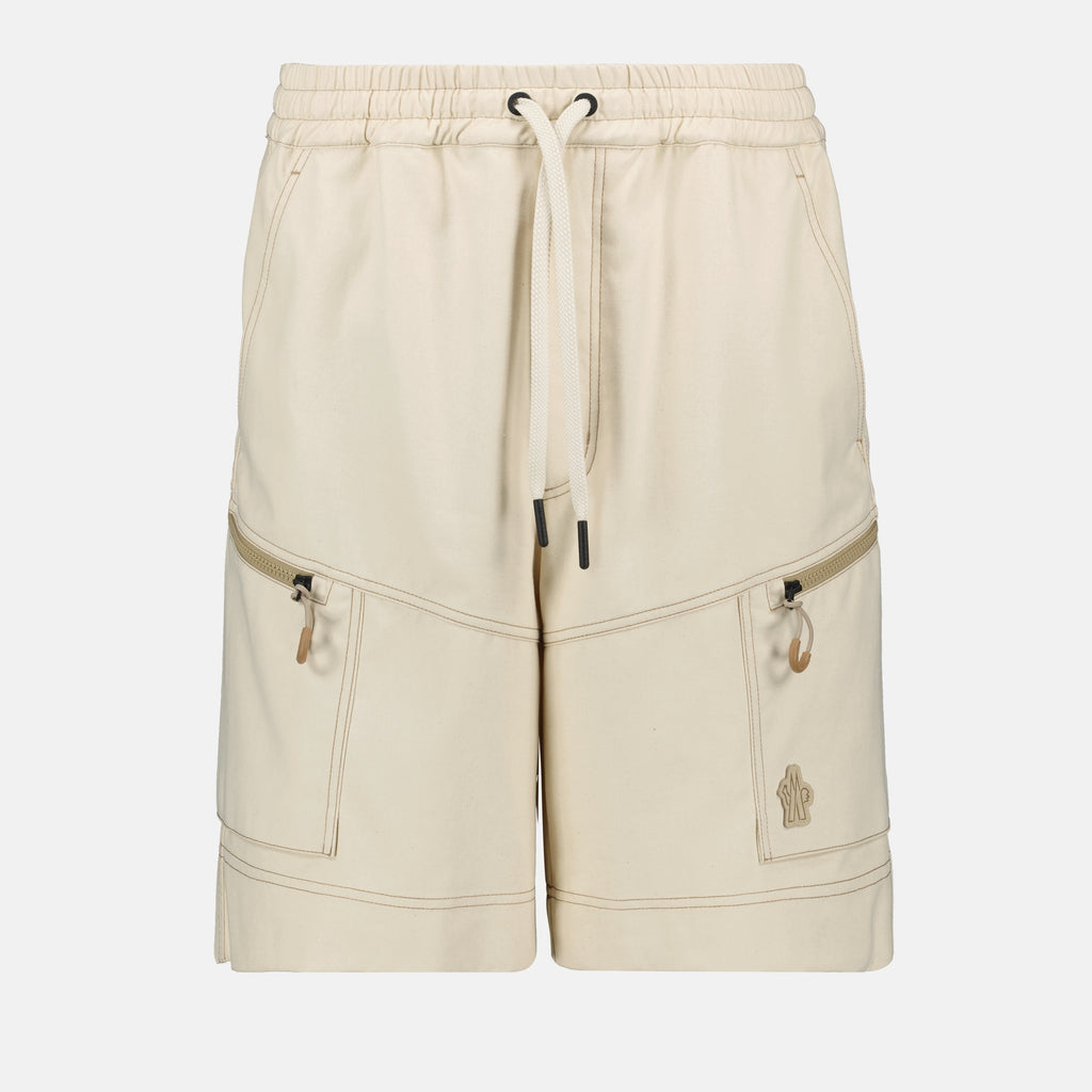 Shorts Short cargo en coton Moncler Grenoble Beige Homme