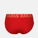 Sous-vêtements et homewear Slip Medusa Greca Versace Rouge Homme