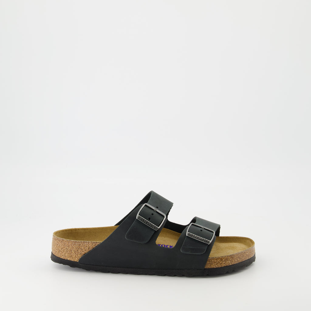 Chaussures ouvertes Sandales Arizona Birkenstock Noir Homme