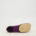 Chaussures plates Bailarinas Anatomic Numeric de Satén en Morado Mm6 Violet Femme