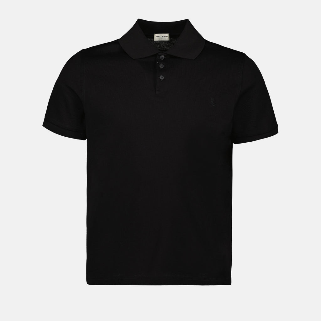 Polo shirts Cassandre Polo Saint Laurent Black Homme