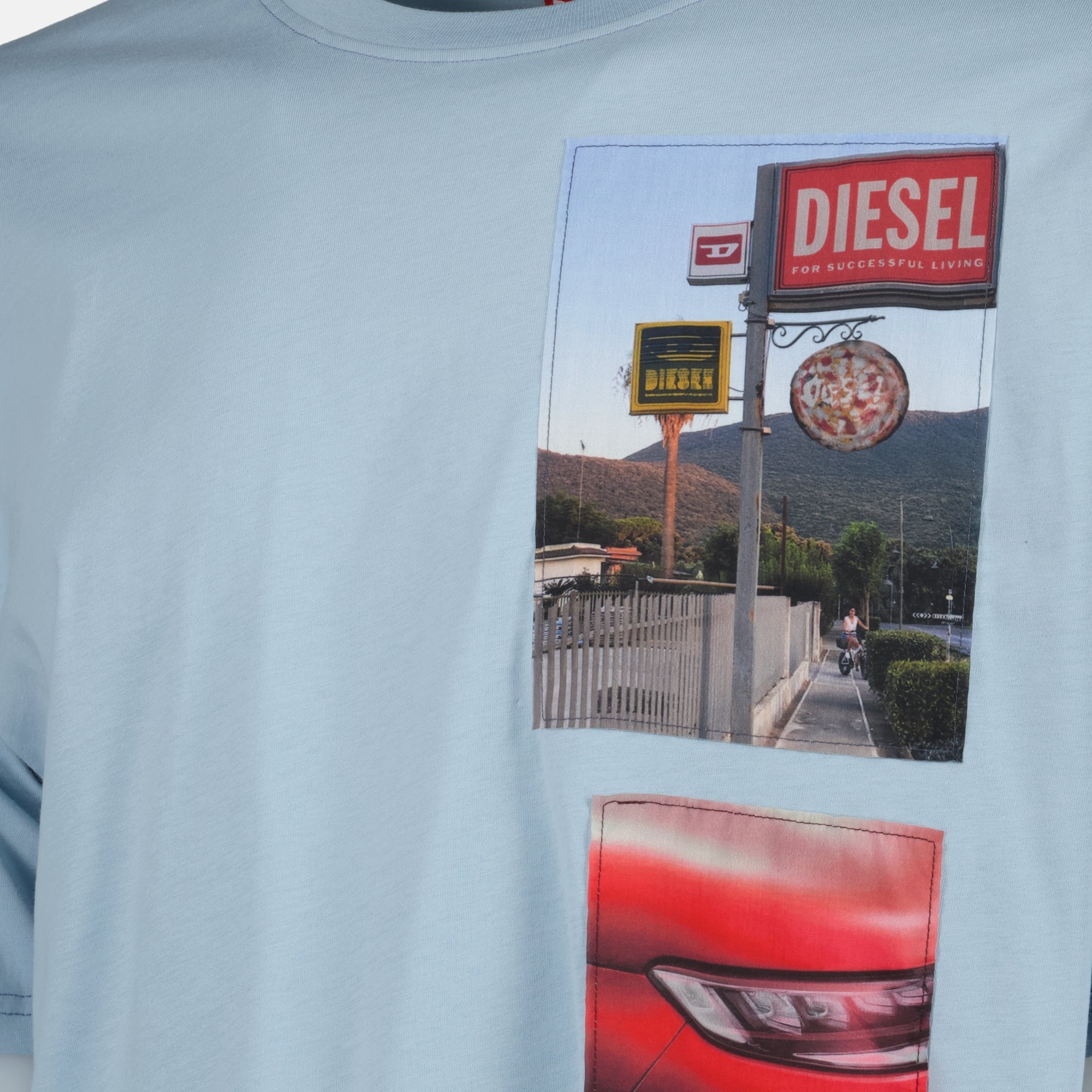 Image of the Diesel brand T-Box-T3 T-shirt for Men - Autumn-Winter 2025 Season - Detailed View_1