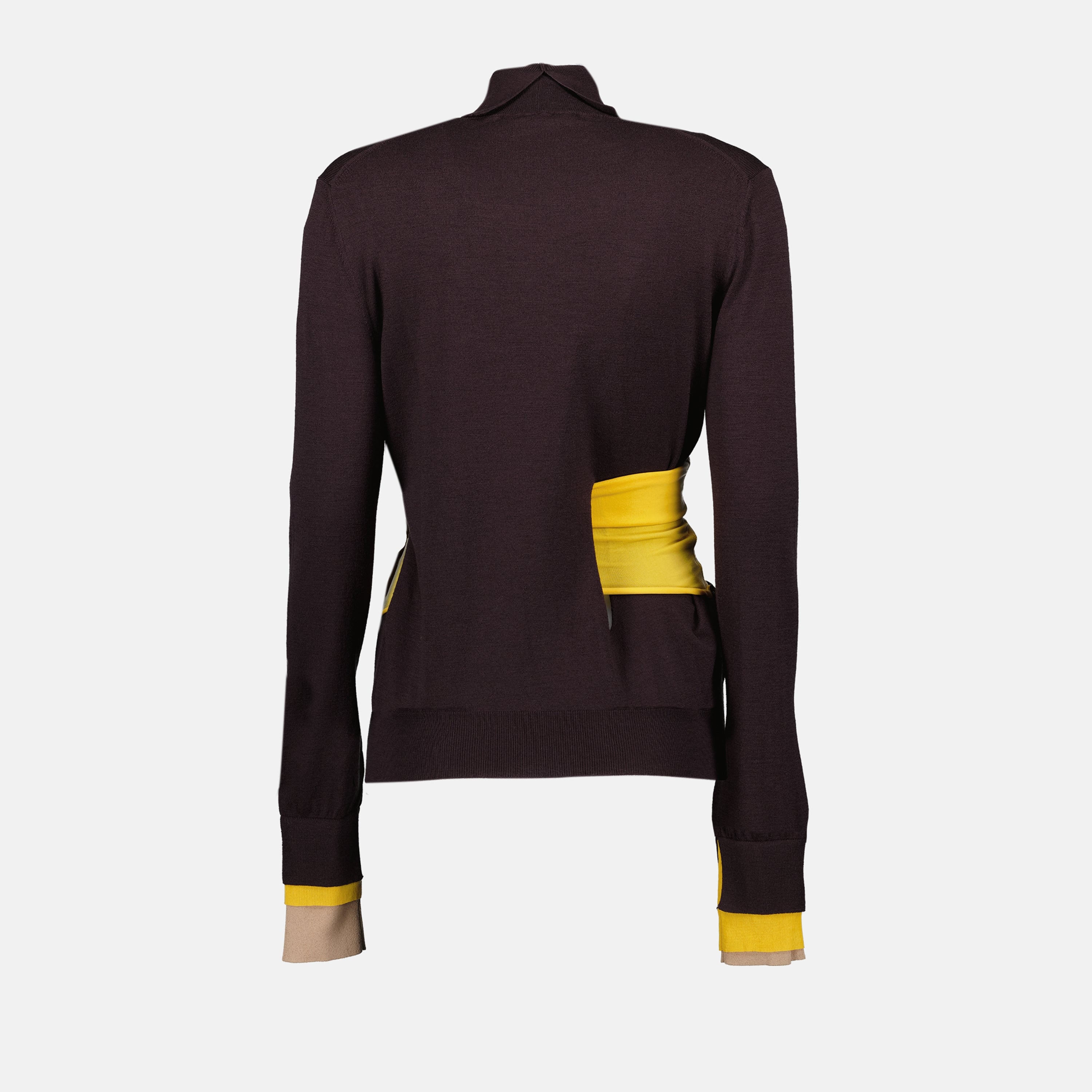 Maille Robe en laine Fendi Violet Femme