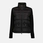 Vestes Veste bi-matière matelassé Moncler Noir Femme