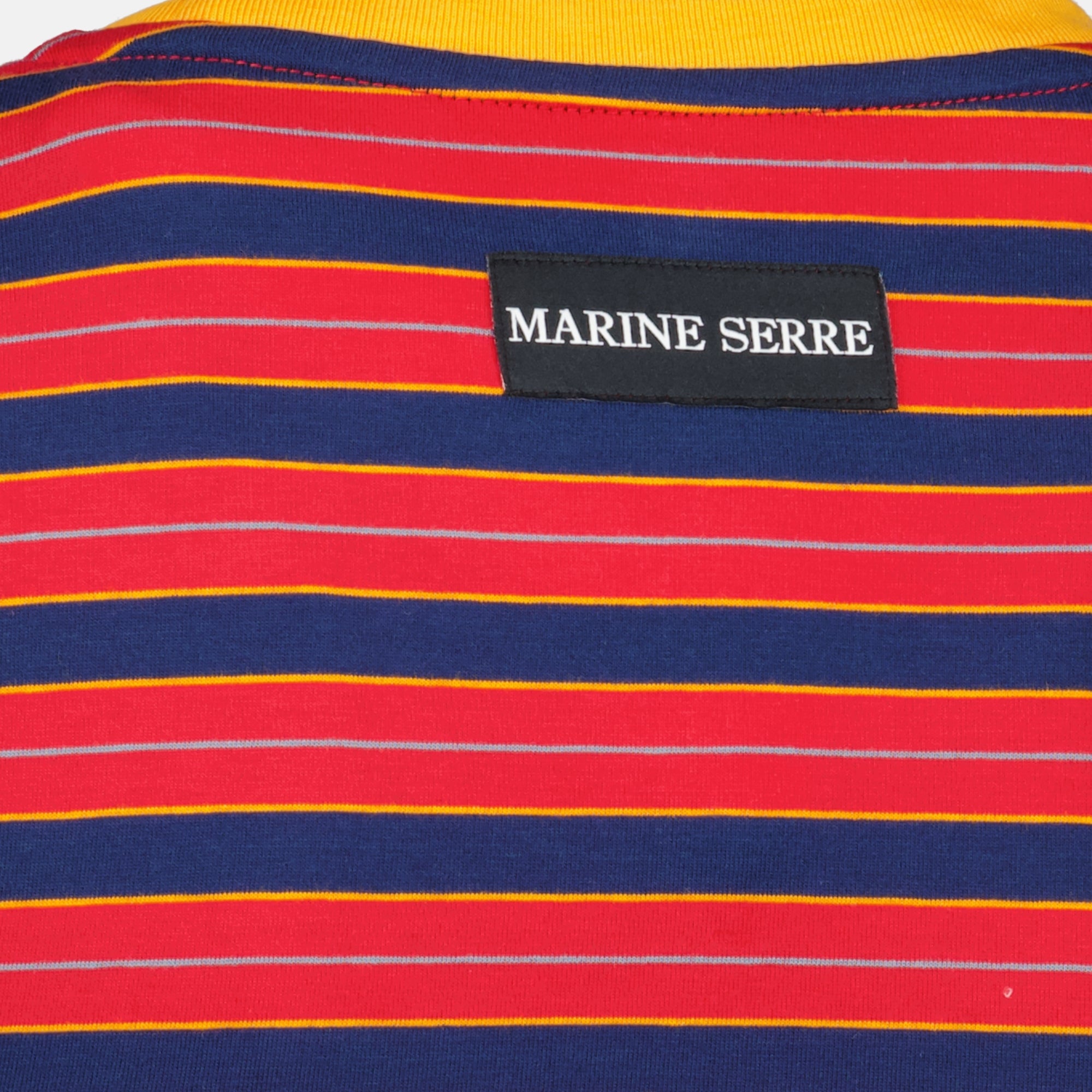 T-shirts Camiseta de Logo Rayas Rojas Marine Serre Rouge Femme