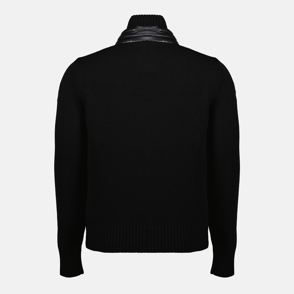 Image de l'article Cardigan zippé en laine de la marque Moncler Grenoble pour Homme - Saison Automne-Hiver 2025 - Vue de Dos