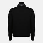 Bild des Moncler Grenoble Herrenwollzippercardigans - Herbst-Winter 2025 - Rückansicht