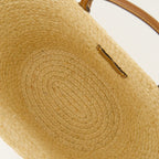 Bolsas tote Saco de ráfia Prada Bege Femme